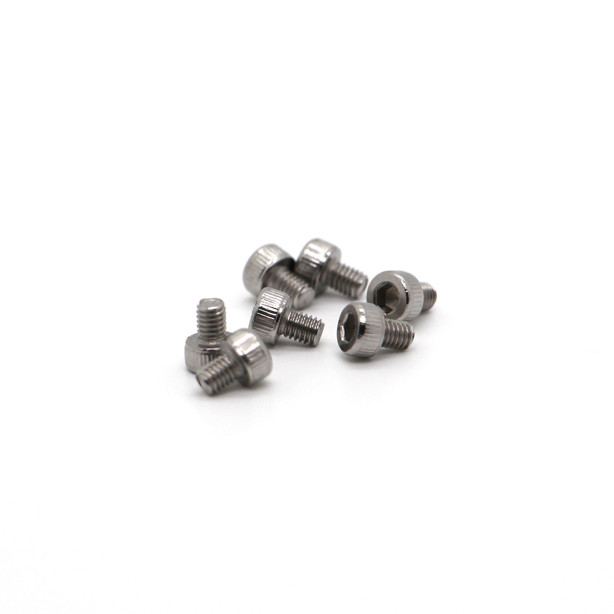 Micro Screws Carbon Steel Zinc-Nickel Coated With Spring Washers & Flat Nuts For PCB Board Assembly