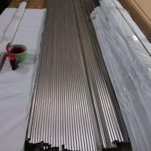 China Custom 316 Stainless Steel Trim Profile Flat With Protection Film 2.5m Length wholesale