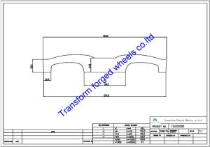 China TC220005 22 inch forged center disk blanks wholesale