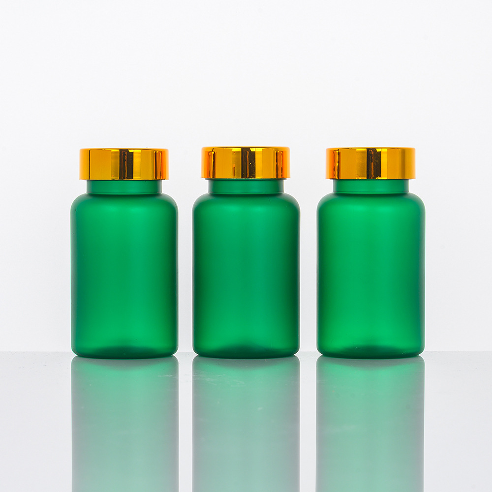 Luxury Packaging 10oz 13oz 16oz 300ml 380ml PET Pharmaceutical Capsule Pill Bottle with Seal Medicine Vitamin Bottles Containers