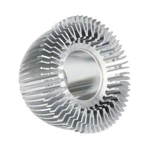 China Extruded Aluminum Heatsink Extrusion Profiles For LED Light 50mm wholesale