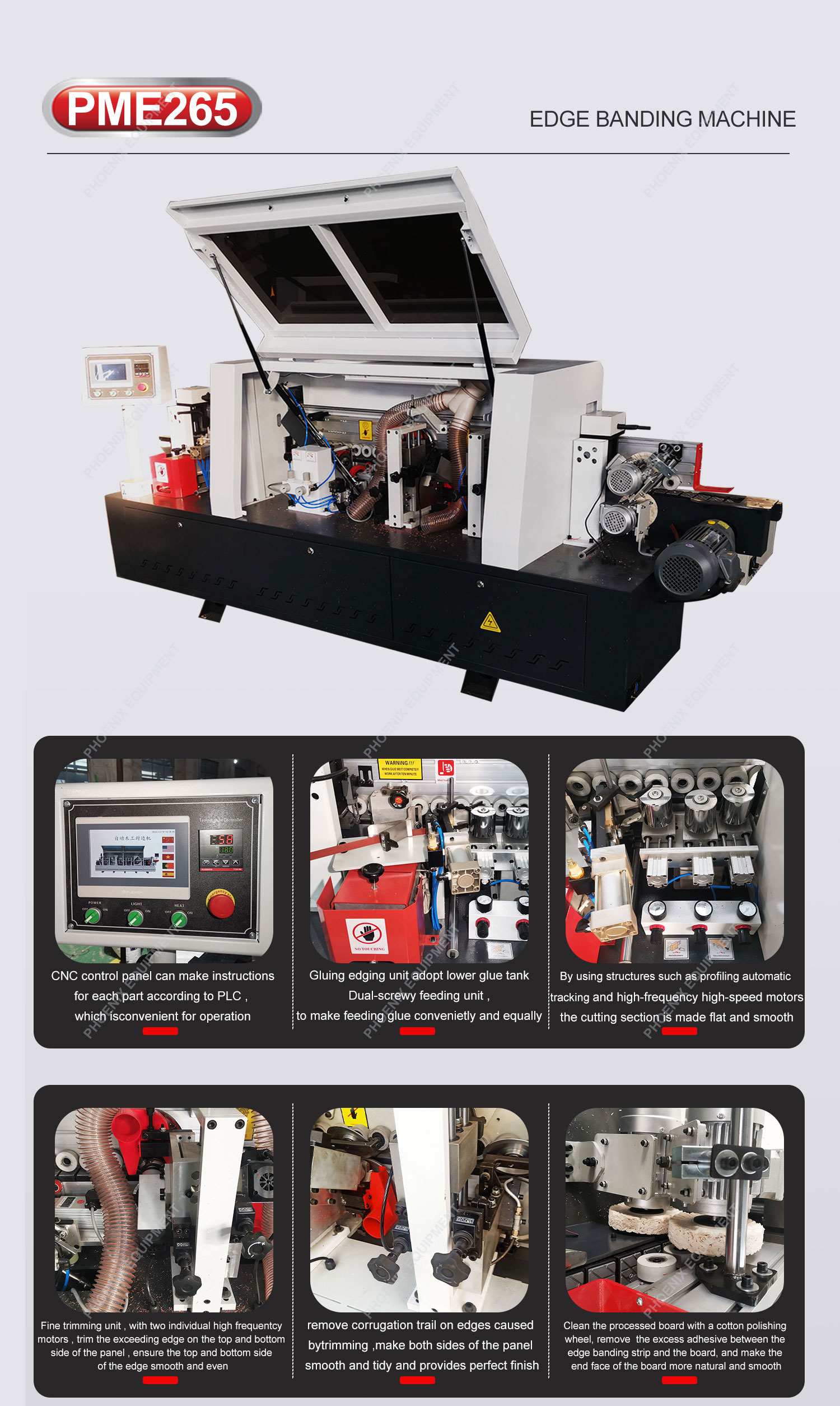 Manufacturing Plant Portable Hot Melt Glue for Edge Banding Tape Trimmer Hand Machine