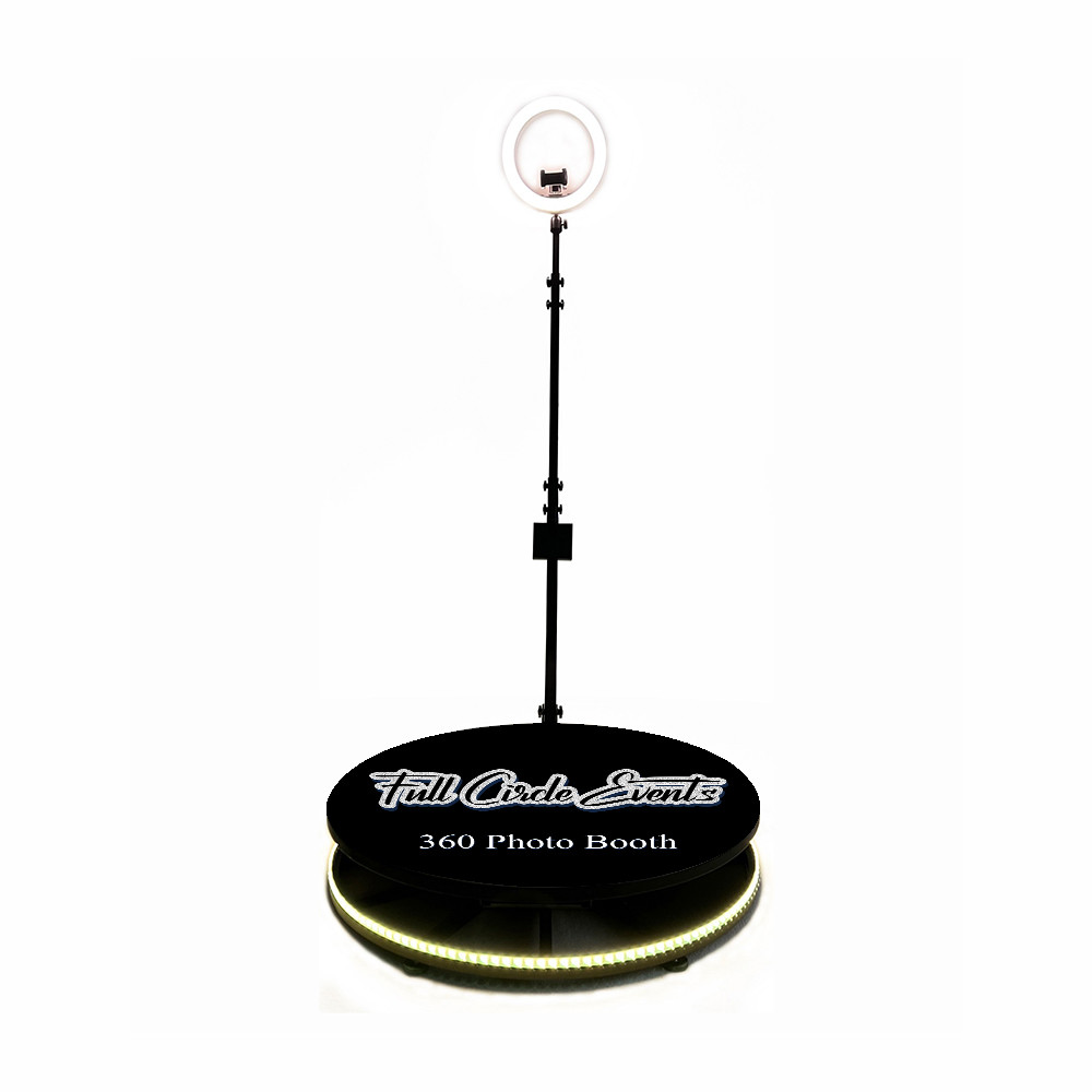 Portable Rotating Camera Automatic 360 Photo Booth 80cm 115cm Free Accessories