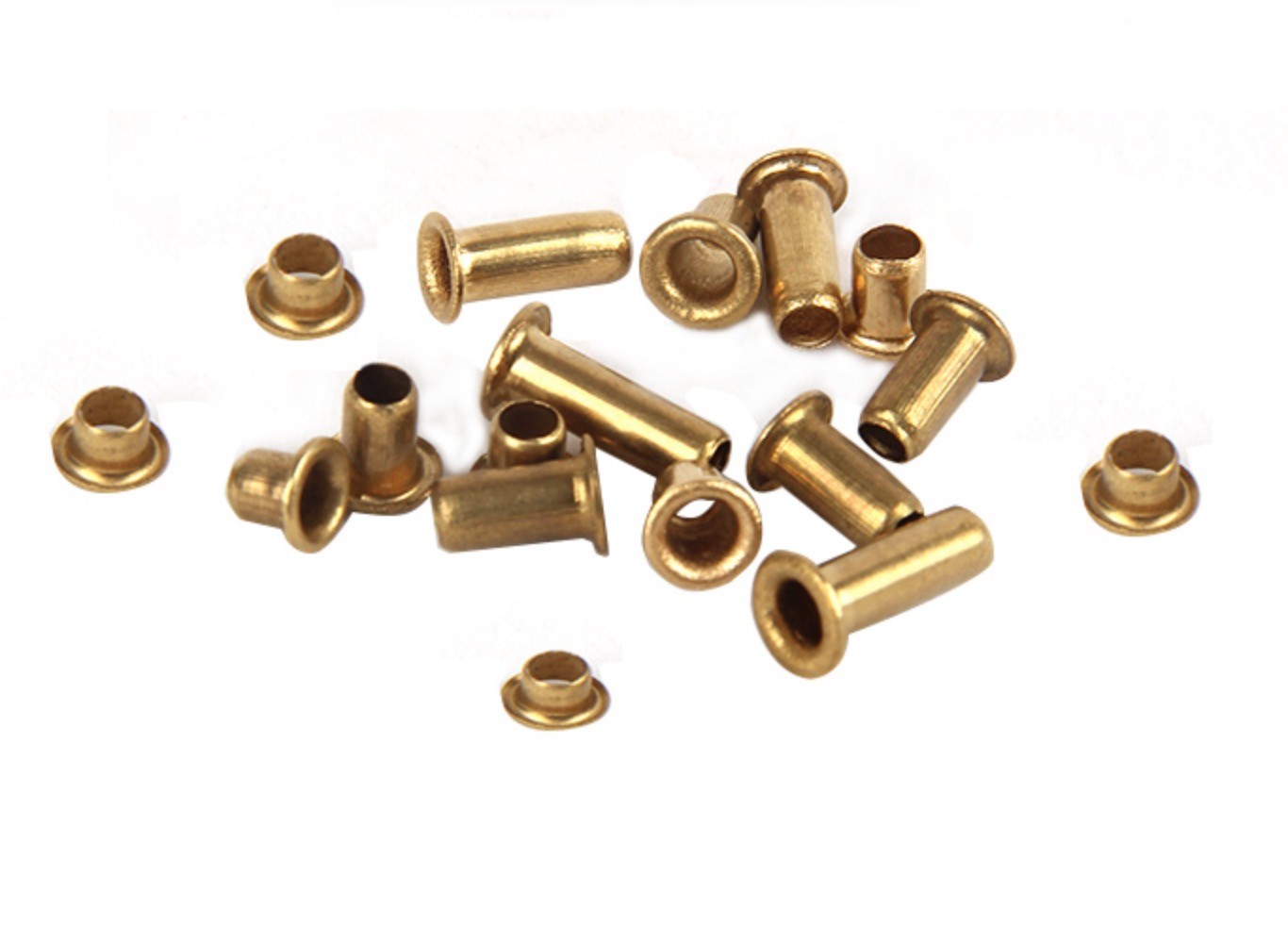 Brass Tubular Rivets Brass Pipe Type Rivet Nuts Brass Brake and Clutch Lining Rivets