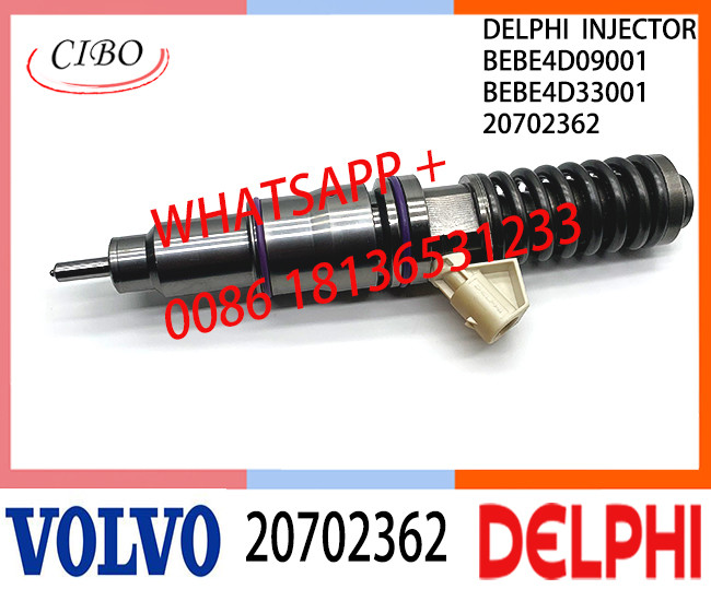20702362 BEBE4D09001 Common Rail Fuel Diesel Injector 20702362 BEBE4D09001 BEBE4D33001 E3.18 for VOL / TRUCK
