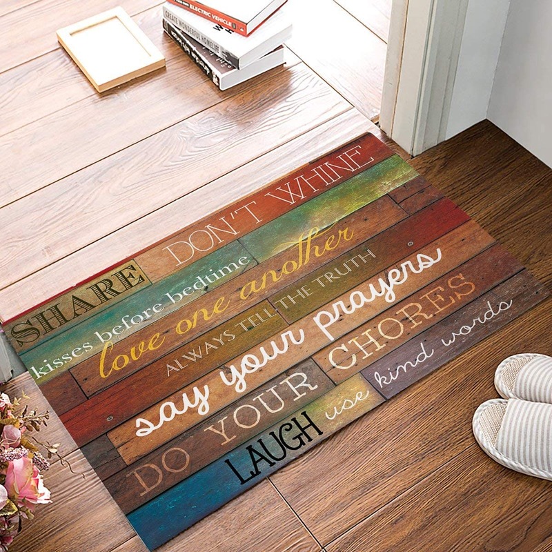 Minglu BFM-004 Rubber Non Slip Door Mats Kitchen door mat Absorbent Indoor Bathroom Floor Mat