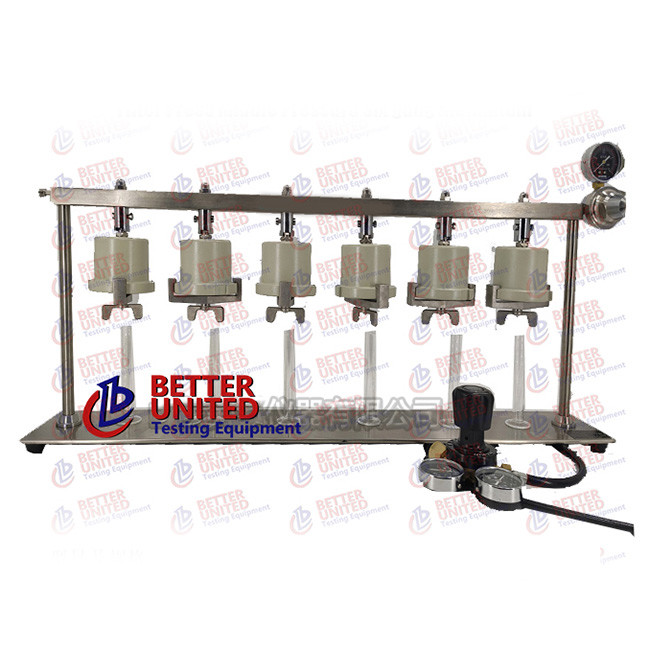 Six Gang Middle Pressure Filter Press Drilling Fluids Testing Equipment