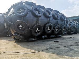 China 500mm*1000mm VLCC Floating Pneumatic Fender Large Oil Tankers ISO17357 wholesale