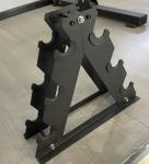 Training Bodybuilding Steel Metal Dumbbell Rack Multifunctional Foldable