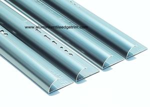 China 8mm Half Round Aluminium Tile Trim Polished Sapphire Blue For Kitchen wholesale