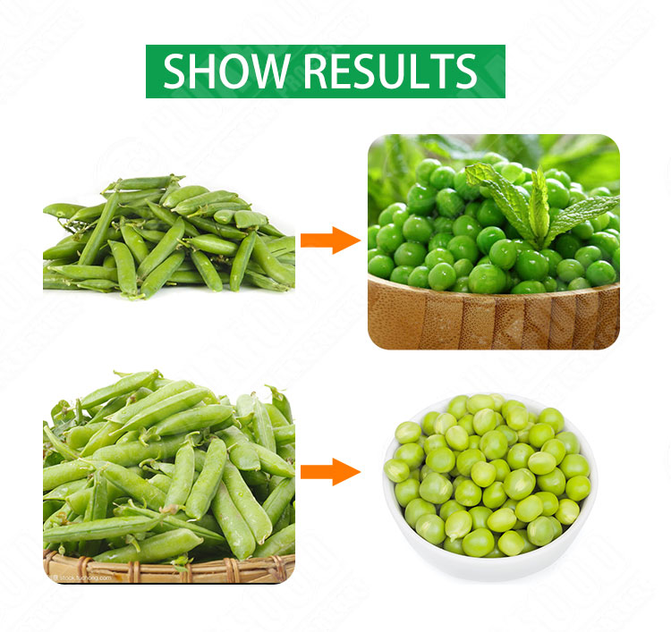 Agriculture pigeon peas sheller / mung bean peeling and splitting machine / mung bean dehulling machine