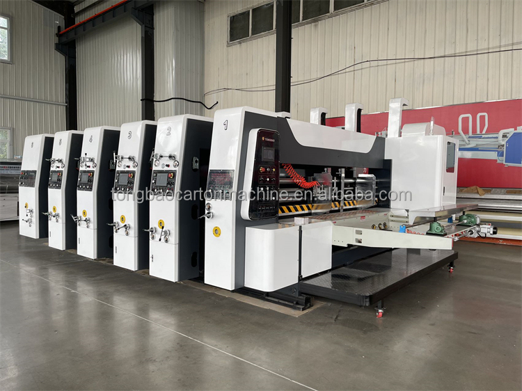 Automatic speed Flexo Printing Slotting Die-cutting Machine for Your Production Line