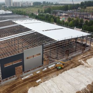Prefabricated Steel Warehouse Building Q345 with 50-Year Lifespan