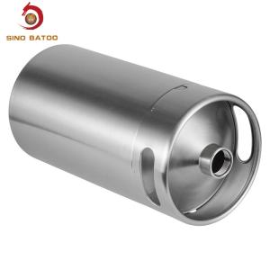 China 5L Food Grade Stainless Steel Beer Barrels With Handle wholesale