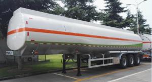 China Oil Tank Semi Trailer Truck 40 Cbm FUWA 13T Axle For Oil Transportation wholesale