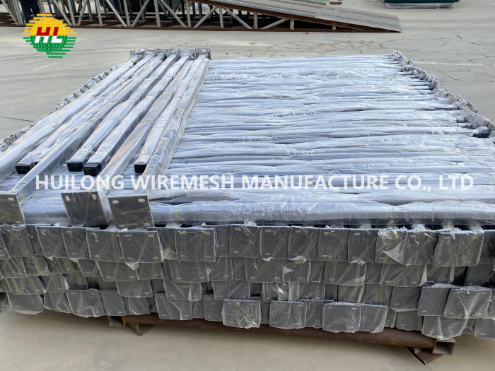 Green Powder Coating 8 Ft Welded Wire Fencing 3d