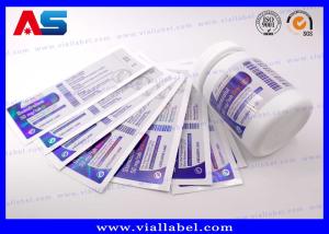 China Laser Holographic Foil Printable Pill Bottle Labels For Pharmacy Package wholesale
