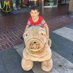 Hansel amusement park games walking stuffed animal large plush ride for park