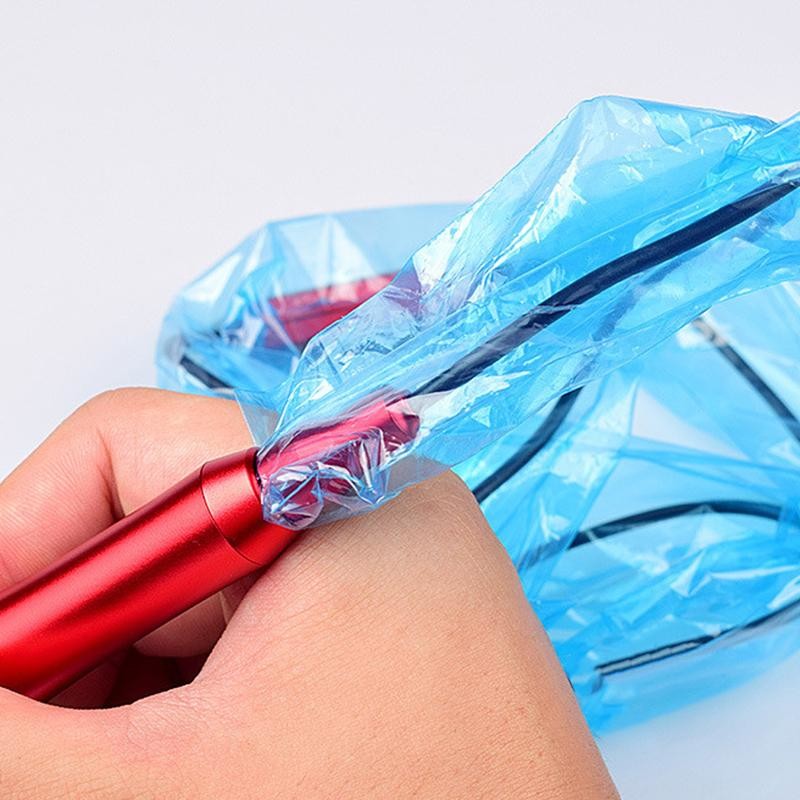 Disposable Permanent Makeup Accessories Tattoo Clip Cord Bag Plastic Blue
