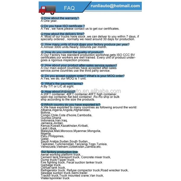 FOTON 4x2 Gasoline Mini Truck