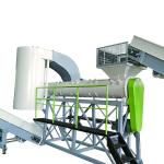 Electric Heating / Steam Heating Plastic Bottle Recycling Line Pet Bottle
