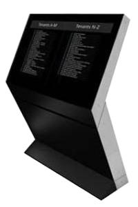 China D1 Floor mounted securities information broadcasting digital signage wholesale
