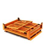 Lockable Steel Mesh Cage Rust Resistant For Warehouse