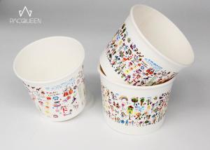 China Multiple Sizes Water Proof Gelato Paper Cups Custom Printable Anti Leaking wholesale