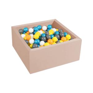 China Playroom Customized Open Ended Square Foam Ball Pits 90x30x5cm wholesale