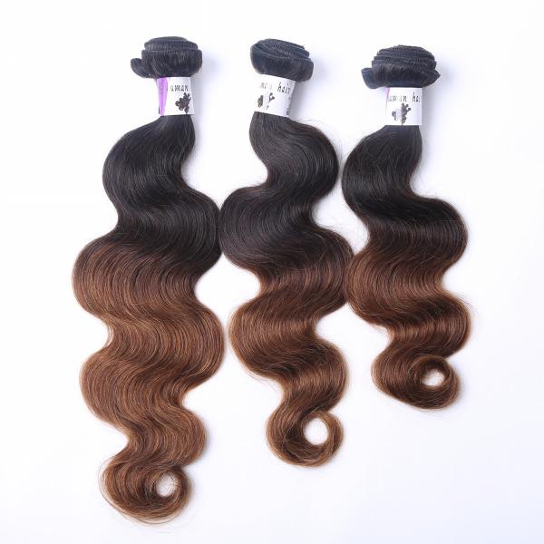 hair products 100% virgin unprocessed cheap root black ombre color human hair