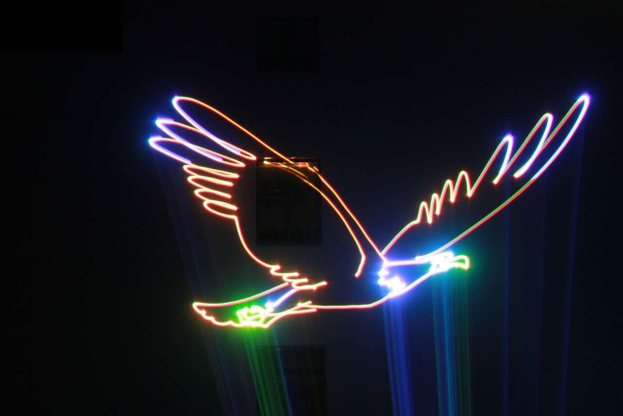 Holiday Laser Fountain Show System , Easy Installation Water Laser Show