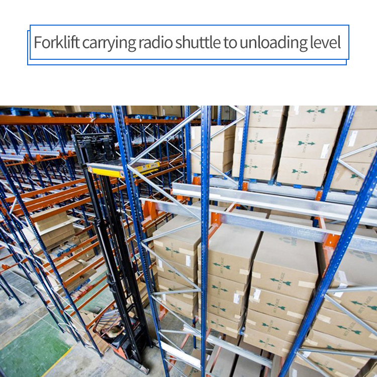 Blue/Orange/Yellow/Grey Heavy Duty Shuttle Rack System with 1500kg Load Capacity