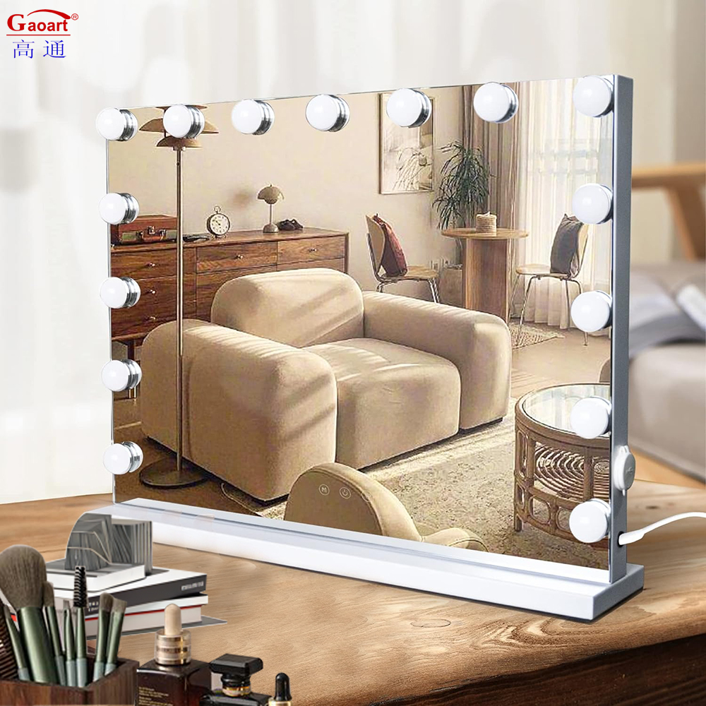 Large Hair Salon and Home Decor Morden Style LED Hollywood Vanity Mirror with Lighting