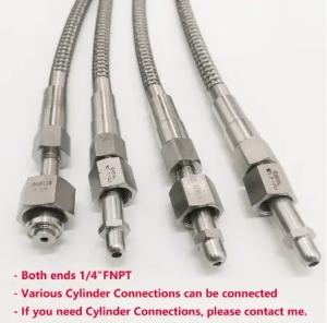 China Galvanizing Stainless Steel Gas Hose Customized Pressure Range / Length wholesale