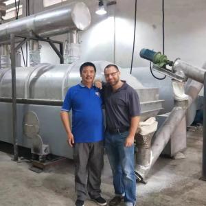China Stainless Steel Breadcrumb Vibrating Fluidized Bed Dryer In Food Industry wholesale