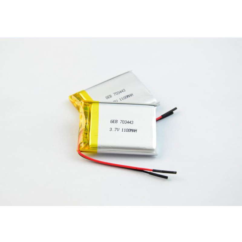 1100mAh 3.7V Lithium Ion Polymer Battery Rechargeable 703443 Model