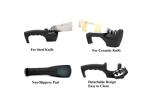 3 Stage Ceramic Knife Sharpener Egde Knife Sharpener For Steel Straight Knives