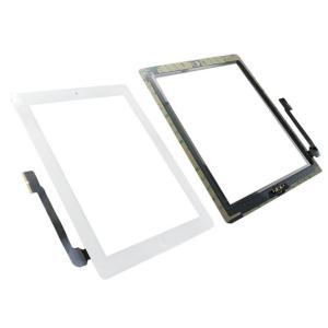 China iPad 3 Touch Screen Glass Digitizer+ Home Button Assembly White wholesale