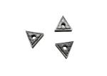Triangle Carbide Inserts For Aluminum TNMG160404-TK Dimension Accurate