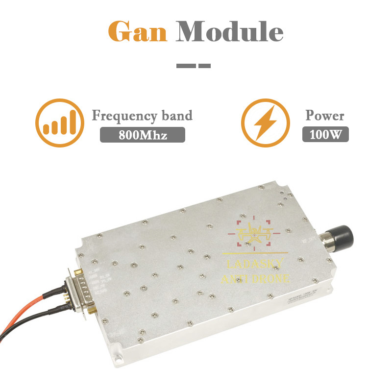 RS485 800MHz 100W 800-900MHZ 750-850MHZ Anti Drone Module RF Power Amplifier Module for Anti Uav LDSK 24-32V