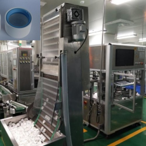 Quality Customized CRC Cap Children Resistant Cap Assembly Machine AC380V for sale