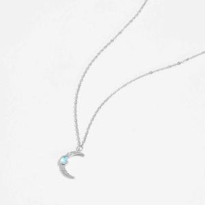 China Elegant Fashion Pearl Necklace Geometric Hexagonal Fashion Diamond Necklace wholesale