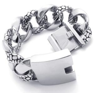 China High Quality Tagor Stainless Steel Jewelry Fashion Men's Casting Bracelet PXB135 wholesale
