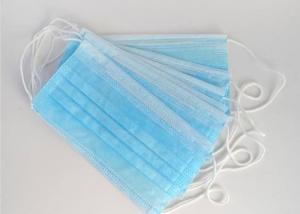 China Disposable High Filtration Surgical Mask , 3 Ply Earloop Medical Mask wholesale