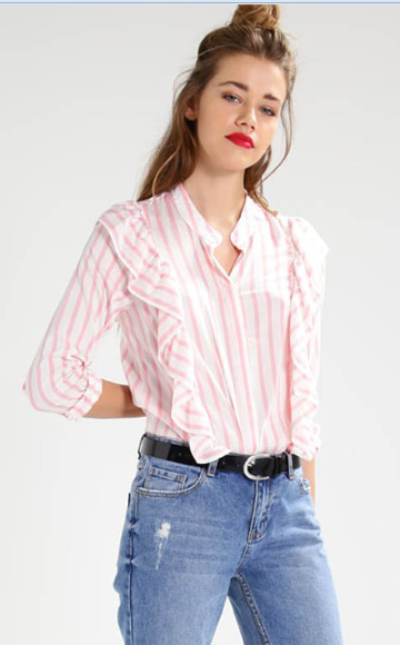 Fashion Stripe Blouses For Ladies