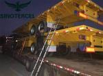 SINOTERCEL Full Trailer 20t Flatbed Trailer Transport