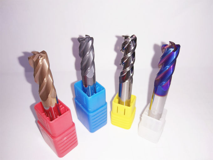 4 Flute HRC50/55/65 Corner Radius End Mill For CNC Machine / Engraving Machine