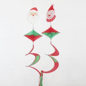 China Christmas Wind Spinner Santa Claus and snowman wholesale
