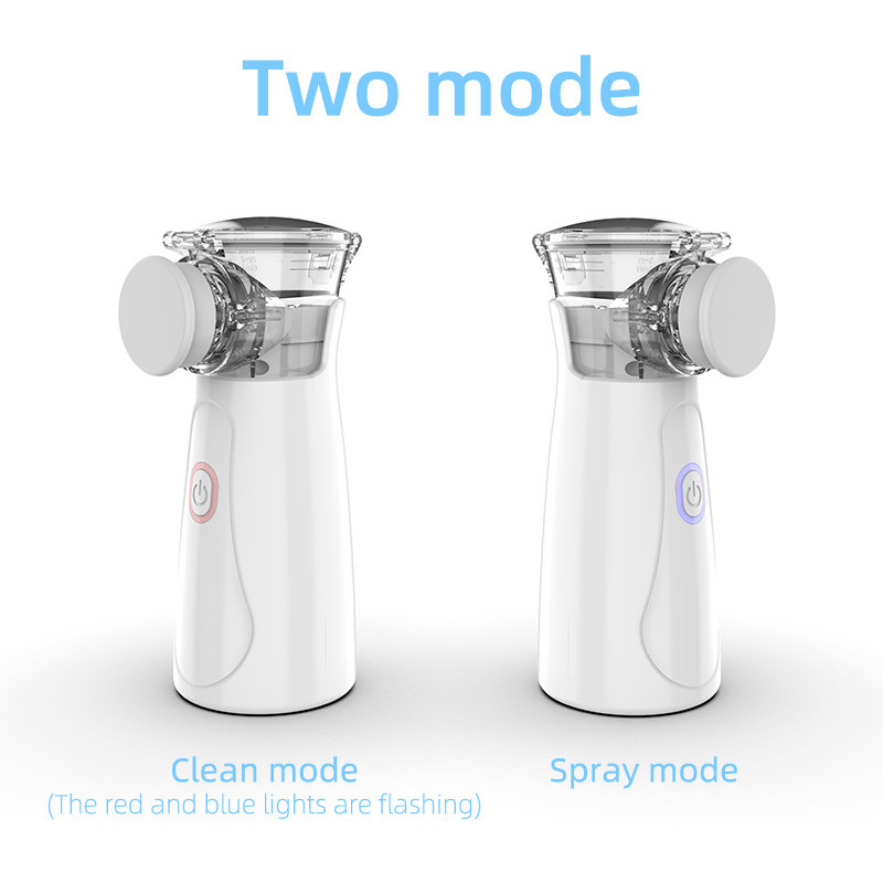 White Handheld Portable Nebulizer Molecular Silent Nebulizer Machine For Adult And Child