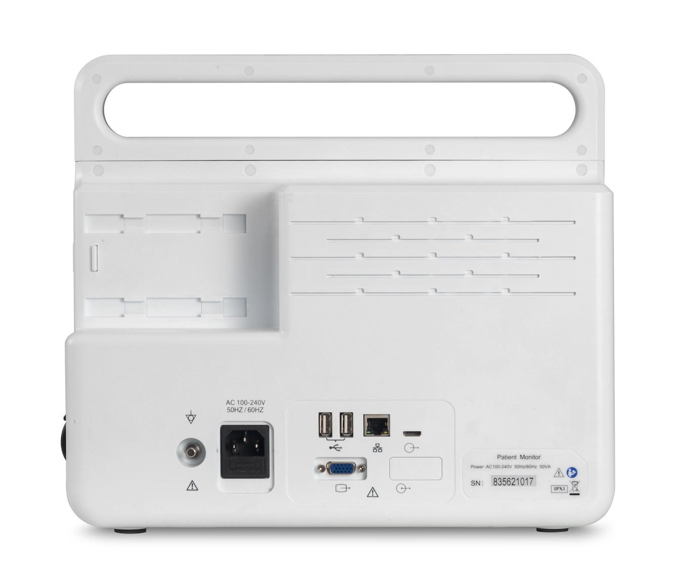 Cardiac Portable Multi Parameter Patient Monitor With ECG SPO2 NIBP Temp Standard